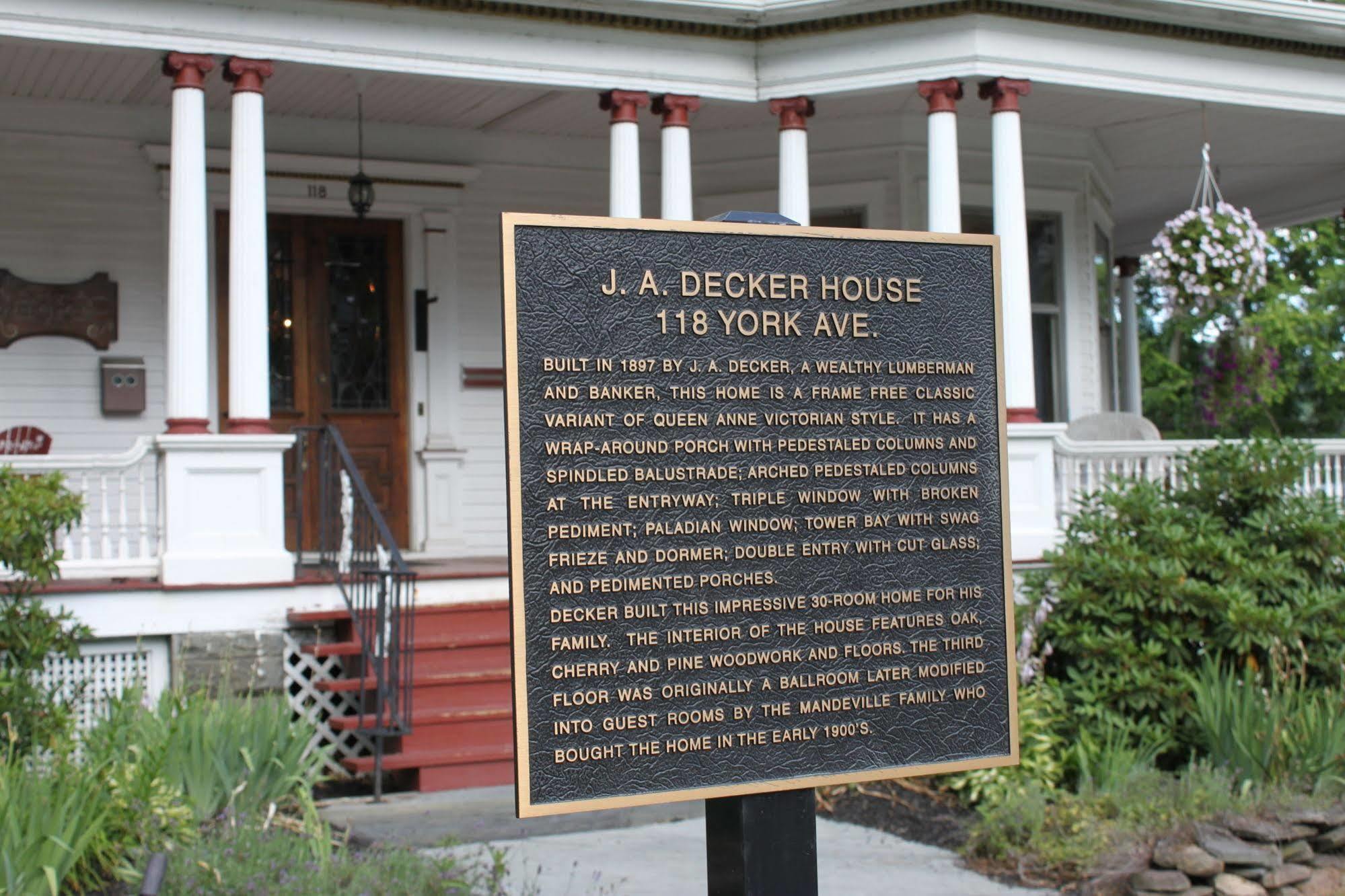 Victorian Charm Inn Towanda Exteriér fotografie